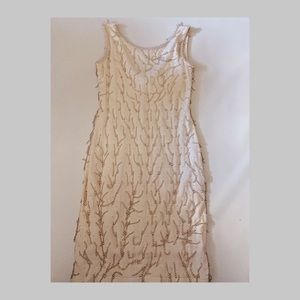 Vintage Pearl Embellished Midi